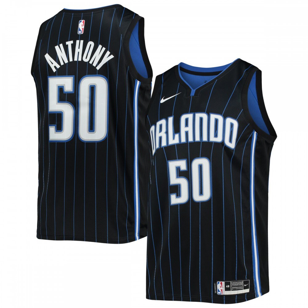 Cole Anthony Orlando Magic Unisex 2022/23 Swingman Jersey - Icon Edition - Black-Pro Kit Vault | Brand New 26/27 Sports Jerseys